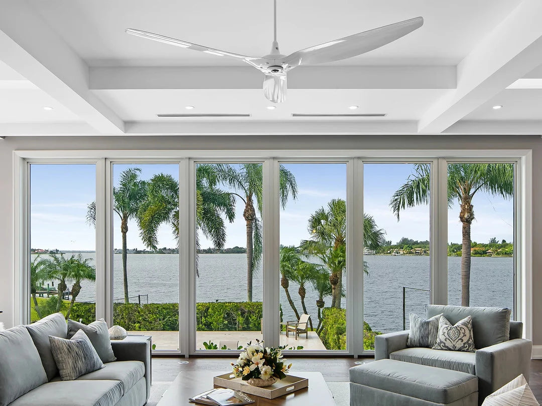 Big Ass Fans Haiku White Smart Ceiling Fan Lifestyle