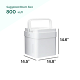 Midea 35 Pint Energy Star Cube Dehumidifier suggested room size 800 sq ft