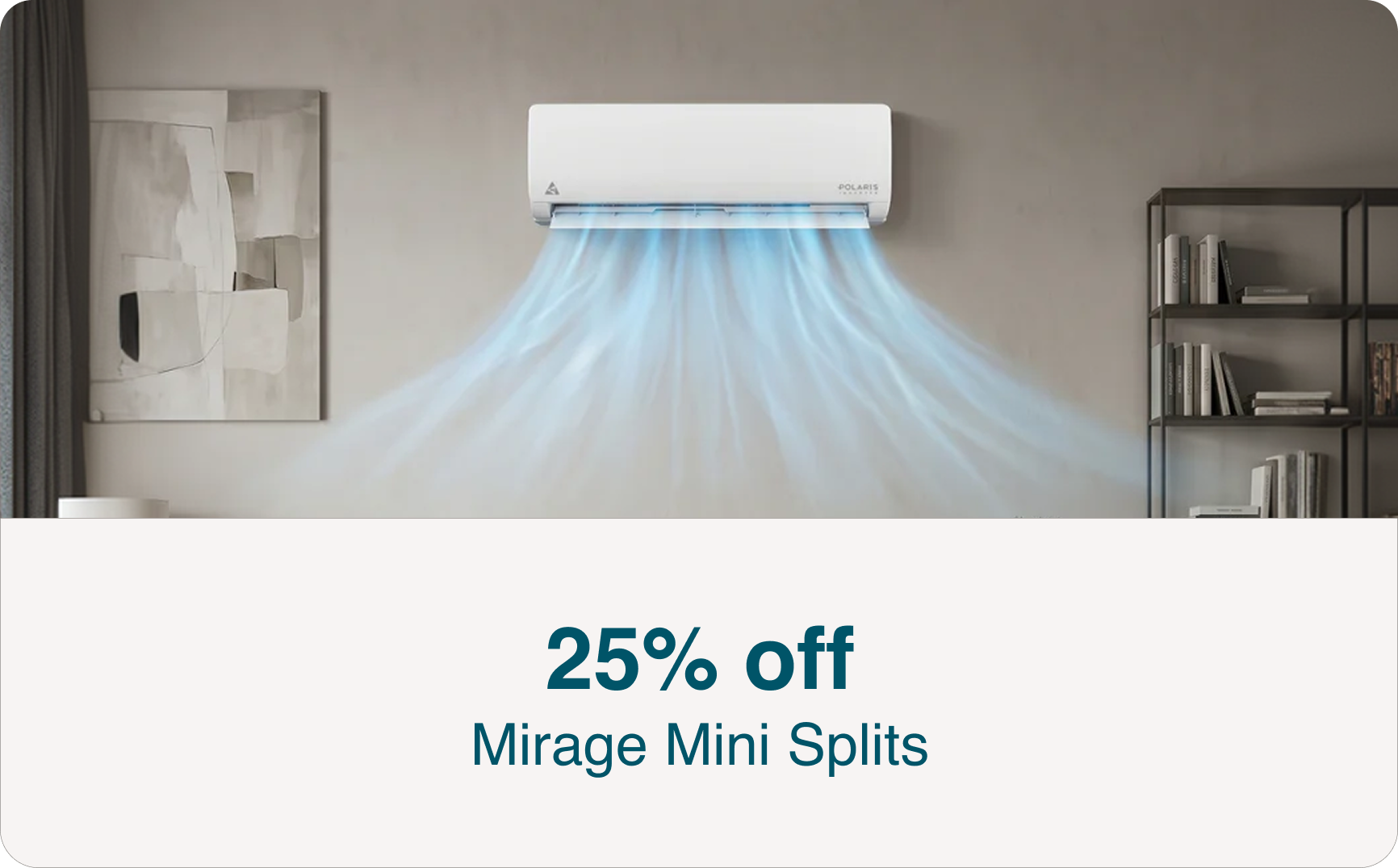 Mirage mini splits on sale