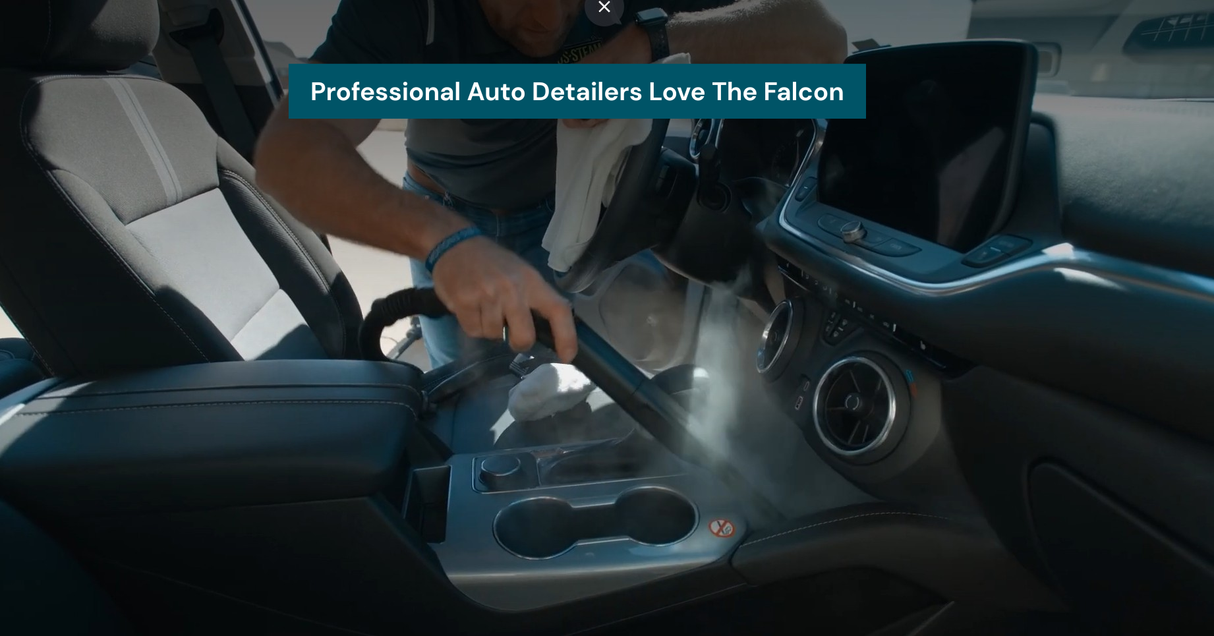When it comes to auto detailing, the FALCON™ is a must-have tool. Its high-pressure stream of hot water acts as a degreaser, making it perfect for cleaning car engines, tires, and other challenging areas. And, because it uses steam instead of chemicals, it’s an eco-friendly and safe option for both the environment and your car.