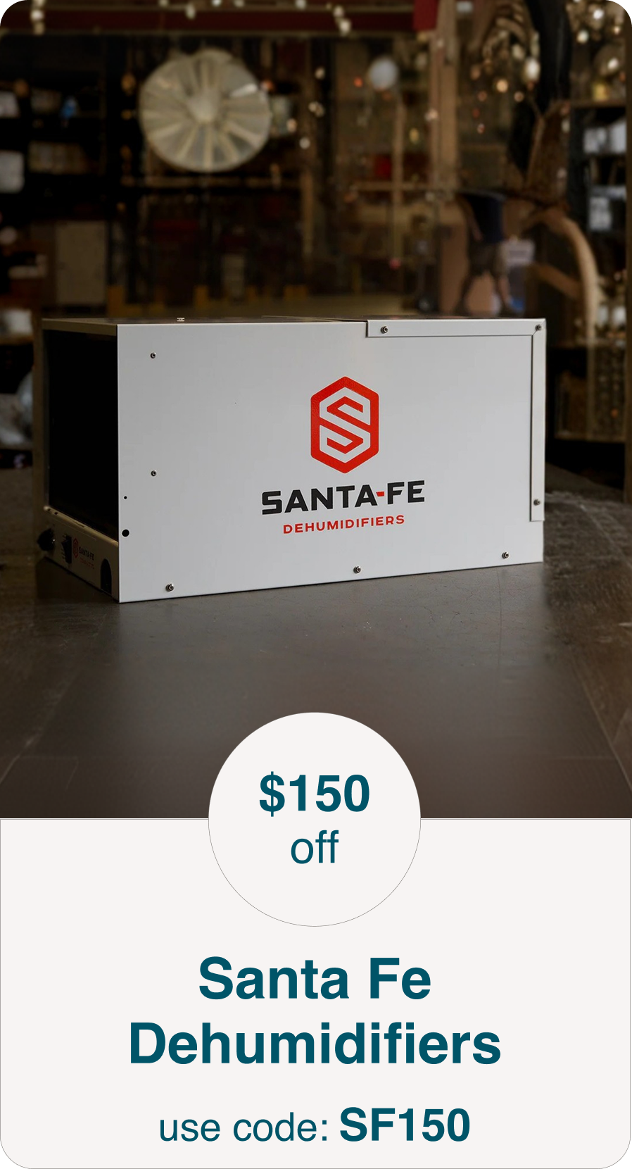 SantaFe Dehumidifiers On Sale