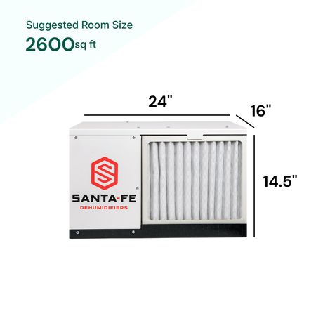 Santa Fe Oasis105 suggested room size 2600 sq ft