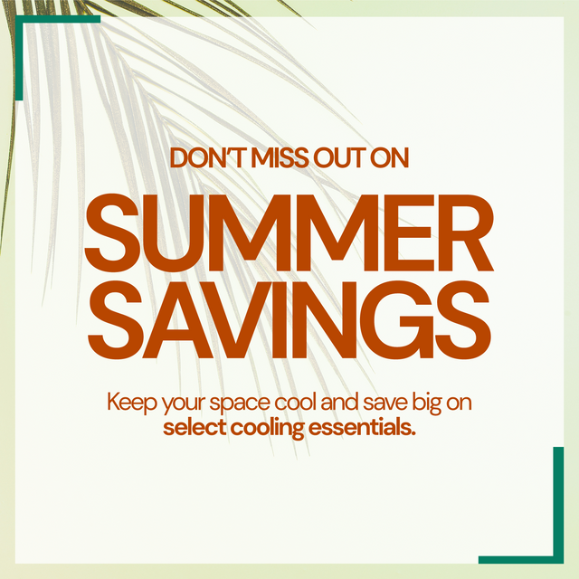 Summer Savings sale on select cooling essentials