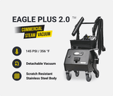 US Steam Eagle Plus
145PSI Steam Pressure / 356°F
110V – Can be plugged into a regular outlet
Triple-Tank Continuous-fill System for All Day Non-Stop cleaning
Wet / Dry Vacuum – Detachable
Constructed with stainless steel and scratch-resistant paint
3-Year Warranty
ETL CERTIFIED*