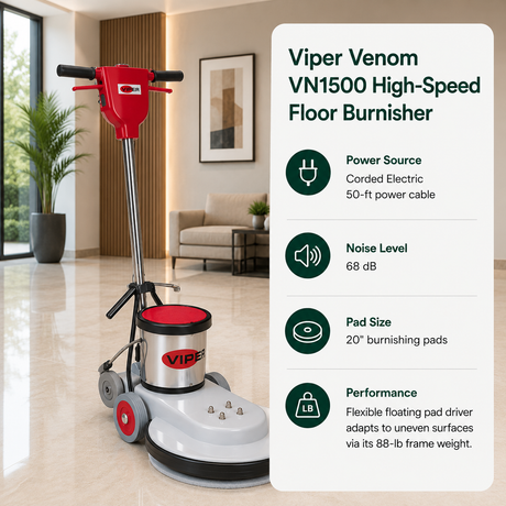 Viper Dragon Dust Control Floor Burnisher – Sylvane