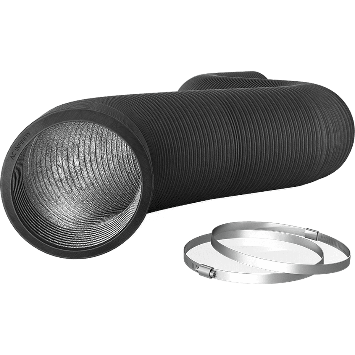AC Infinity Flexible 10" 4-Layer Heavy Duty Aluminum Ducting 25ft - Main