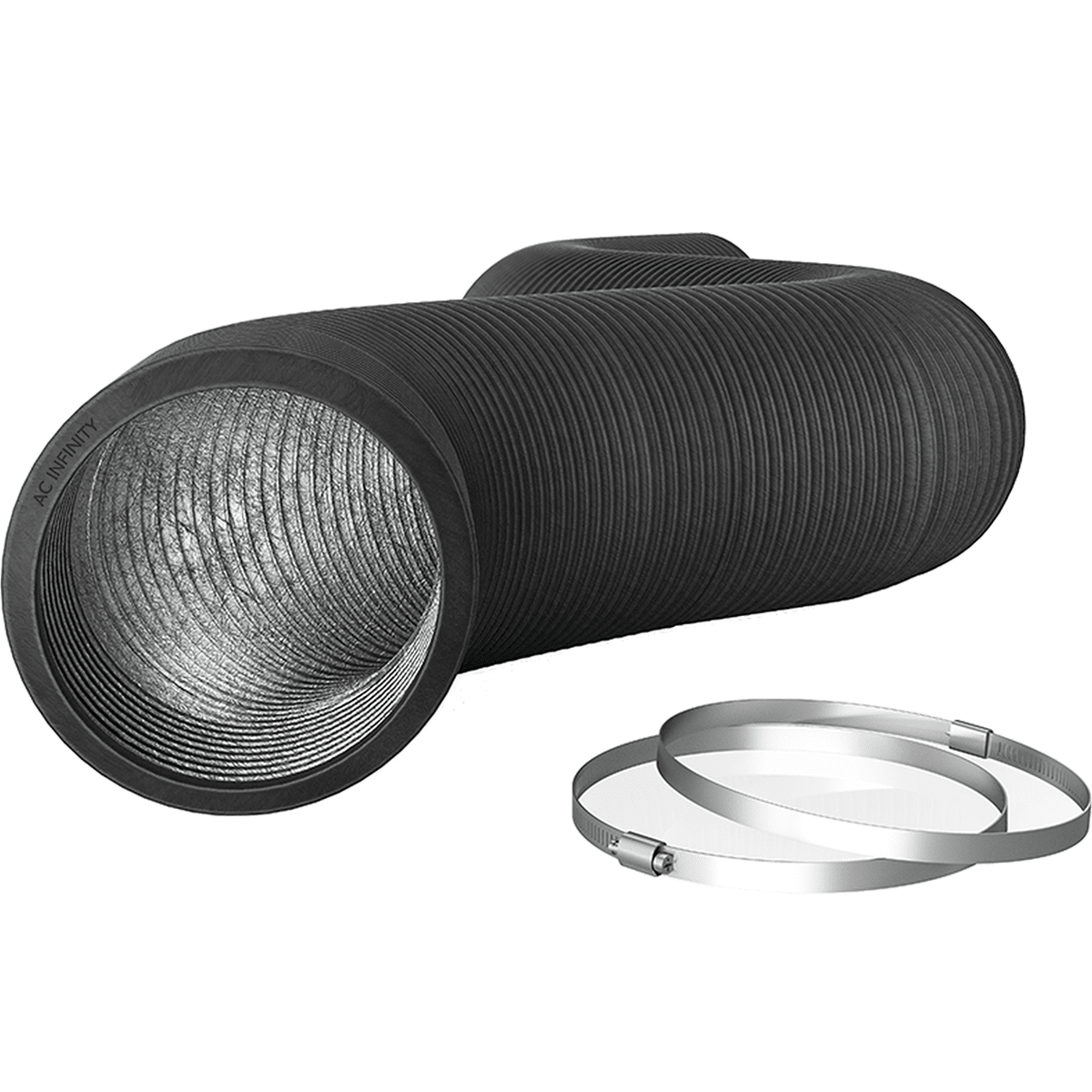 AC Infinity Flexible 10" 4-Layer Heavy Duty Aluminum Ducting 8ft - Main