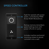 Ac Infinity Airlift 12 Inch Shutter Exhaust Fan Speed Controller Graphic