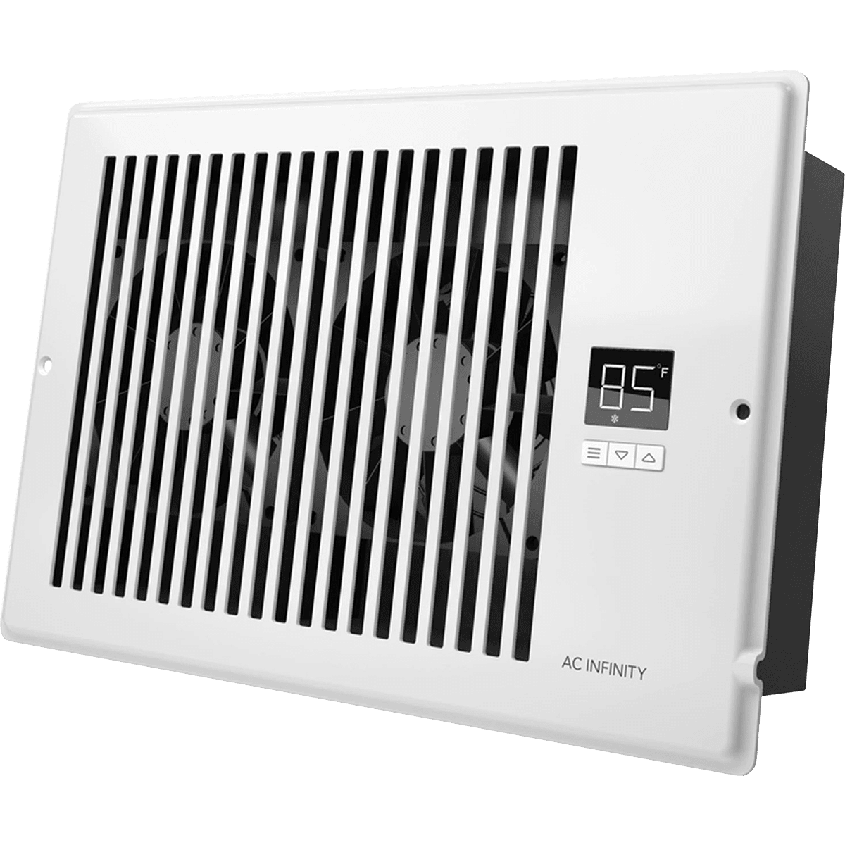 AC Infinity AIRTAP T6 6-In x 10-In" Register Booster Fan - White