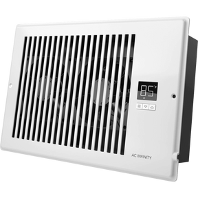 AC Infinity AIRTAP T6 6-In x 10-In" Register Booster Fan - White