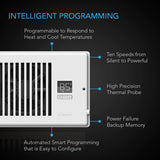 AC Infinity AIRTAP T4 4-In x 12-In Register Booster Fan