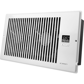 AC Infinity AIRTAP T6 6-In x 12-In Register Booster Fan - White