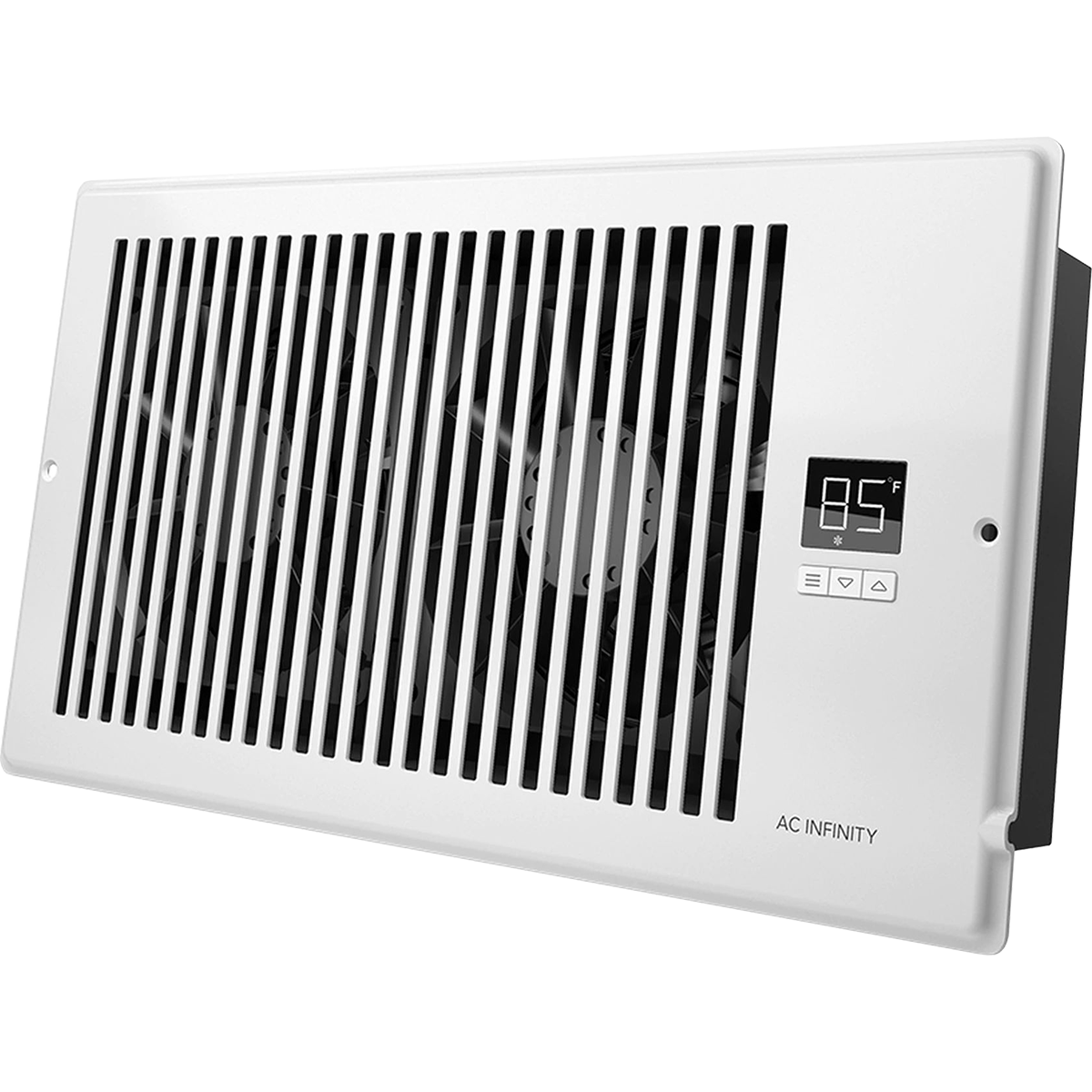 AC Infinity AIRTAP T6 6-In x 12-In Register Booster Fan - White
