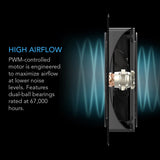 AC Infinity AIRTITAN T3 6-In Ventilation Fan w/ Temperature & Humidity Controller
