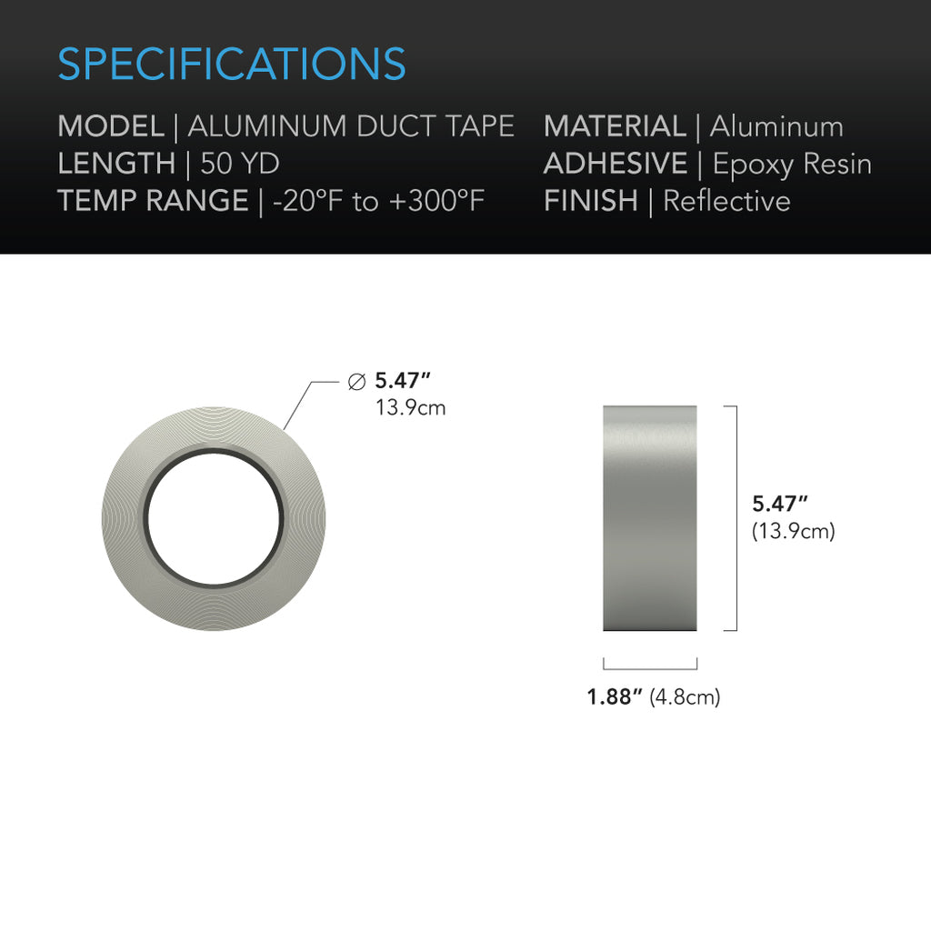 AC Infinity Aluminum Foil Ducting Tape
