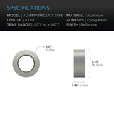 AC Infinity Aluminum Foil Ducting Tape