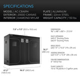 Ac Infinity Cloudlab 80 Inch Grow Tent 894 Specs