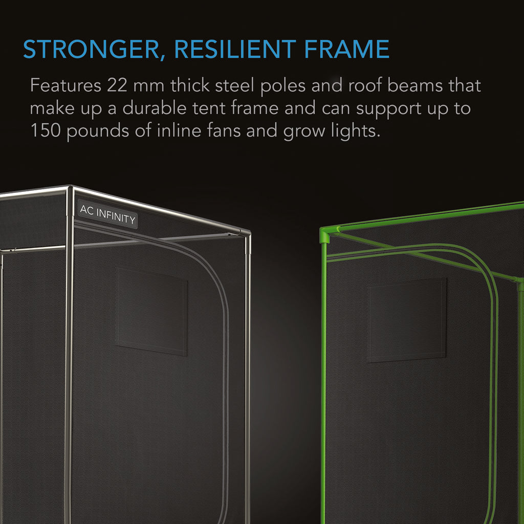 AC Infinity CLOUDLAB 80" Mylar Canvas Advance Grow Tent - Durable Steel Frame holds up to 150 lbs.