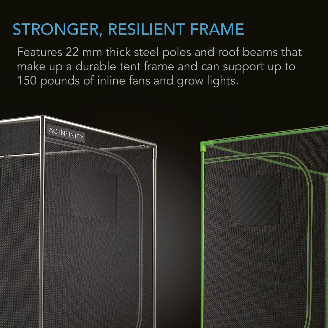 AC Infinity CLOUDLAB 864D 80-Inch Grow Tent - Frame
