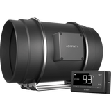 AC Infinity CLOUDLINE T10 10-In Inline Duct Fan w/ LCD Thermal Controller