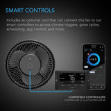 AC Infinity CLOUDRAY 10-Speed Grow Tent Clip Fan - Smart Controls