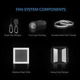 AC Infinity CLOUDWAY T10 Whole House Fan w/ Temperature & Humidity Controller