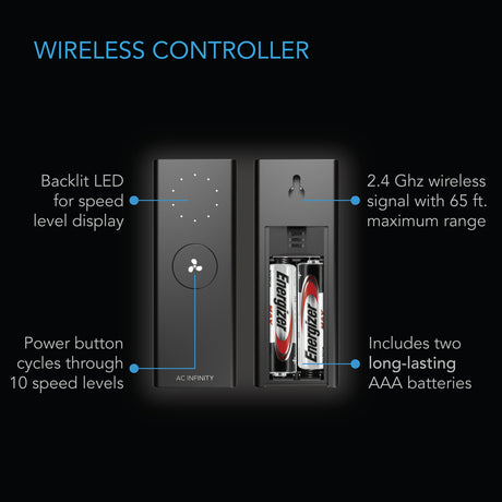 AC Infinity Controller 63 Wireless Remote Fan Speed Controller