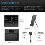 AC Infinity Controller 69 Smart Controller - CTR69X - Specs