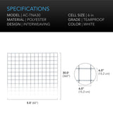 AC Infinity Polyester Plant Trellis Netting 5 x 30 ft. Specifications