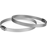 AC Infinity Stainless Steel Duct Clamps - 6-inch, 2-Pack