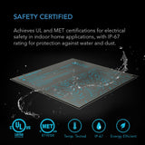 AC Infinity SUNCORE IP-67 Waterproof Seedling Heat Mats - UL Certified for Safety