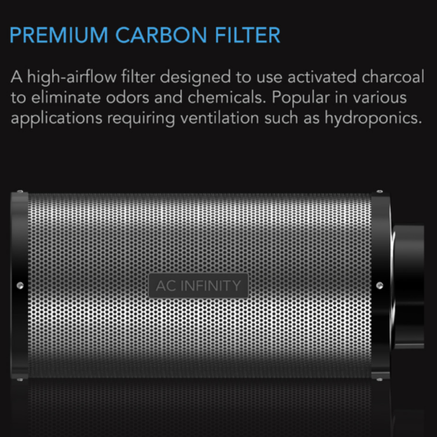 Ac Infinity 12 Charcoal Filter Description