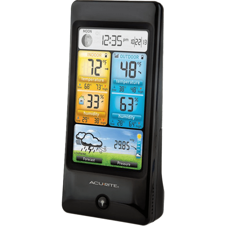 Acu-Rite Color Digital Remote Thermometer / Hygrometer - Indoor Display Angle