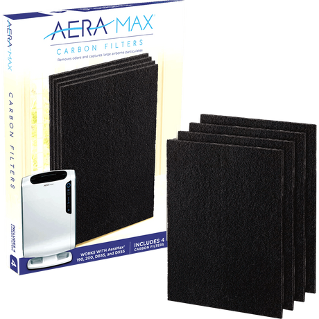 AeraMax Carbon Filters for 190/200/DX55 Air Purifier - 4-Pack with Box