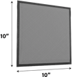 Air-Care 10-In. Wide Flexible Permanent Electrostatic Washable 1-In. Deep MERV 8 Air Filter - 10x10x1