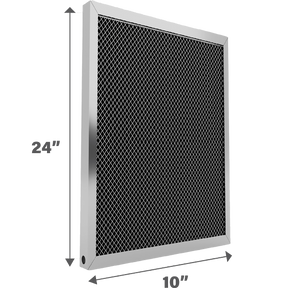 Air-Care 10-In. Wide Permanent Electrostatic Washable 1-In. Deep MERV 8 Air Filter - 10x24x1