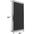 Air-Care 10-In. Wide Permanent Electrostatic Washable 1-In. Deep MERV 8 Air Filter - 10x30x1