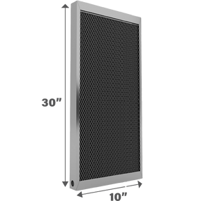 Air-Care 10-In. Wide Permanent Electrostatic Washable 1-In. Deep MERV 8 Air Filter - 10x30x1