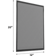 Air-Care 12-In. Wide Flexible Permanent Electrostatic Washable 1-In. Deep MERV 8 Air Filter - 12x20x1