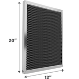 Air-Care 12-In. Wide Permanent Electrostatic Washable 1-In. Deep MERV 8 Air Filter - 12x20x1