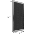 Air-Care 12-In. Wide Permanent Electrostatic Washable 1-In. Deep MERV 8 Air Filter - 12x30x1