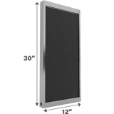 Air-Care 12-In. Wide Permanent Electrostatic Washable 1-In. Deep MERV 8 Air Filter - 12x30x1