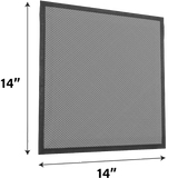 Air-Care 14-In. Wide Flexible Permanent Electrostatic Washable 1-In. Deep MERV 8 Air Filter - 14x14x1