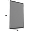 Air-Care 14-In. Wide Flexible Permanent Electrostatic Washable 1-In. Deep MERV 8 Air Filter - 14x24x1