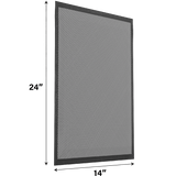 Air-Care 14-In. Wide Flexible Permanent Electrostatic Washable 1-In. Deep MERV 8 Air Filter - 14x24x1