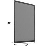Air-Care 14-In. Wide Flexible Permanent Electrostatic Washable 1-In. Deep MERV 8 Air Filter - 14x25x1