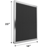 Air-Care 14-In. Wide Permanent Electrostatic Washable 1-In. Deep MERV 8 Air Filter - 14x20x1