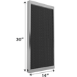Air-Care 14-In. Wide Permanent Electrostatic Washable 1-In. Deep MERV 8 Air Filter - 14x30x1