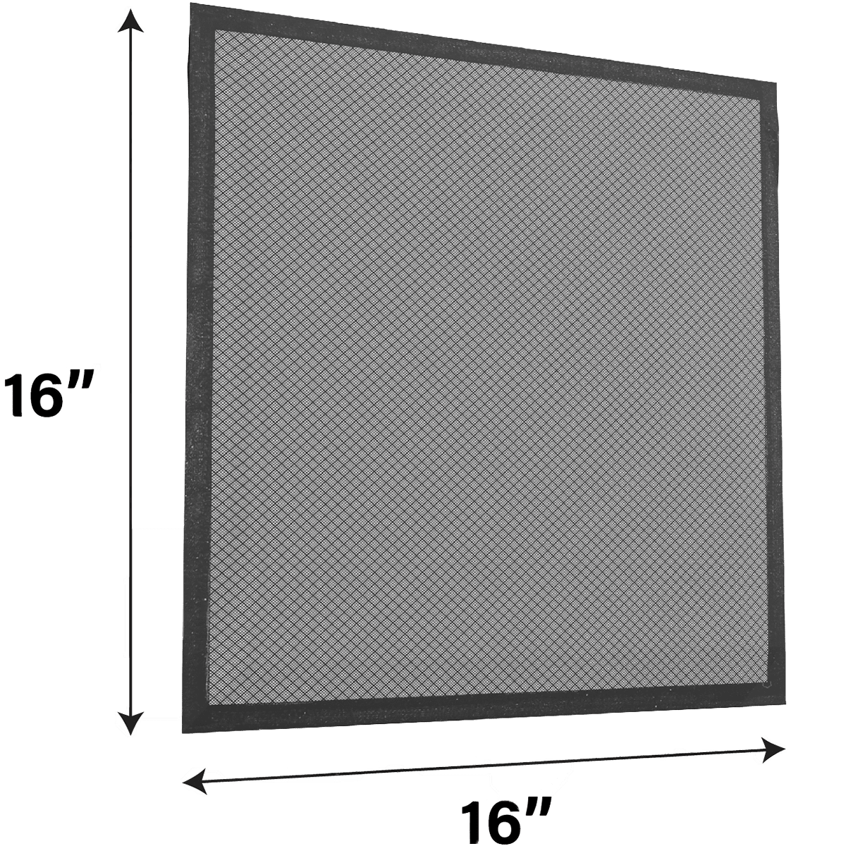 Air-Care 16-In. Wide Flexible Permanent Electrostatic Washable 1-In. Deep MERV 8 Air Filter - 16x16x1
