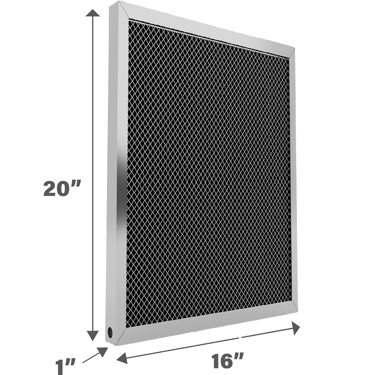 Air-Care 16-In. Wide Permanent Electrostatic Washable 1-In. Deep MERV 8 Air Filter - 16x20x1